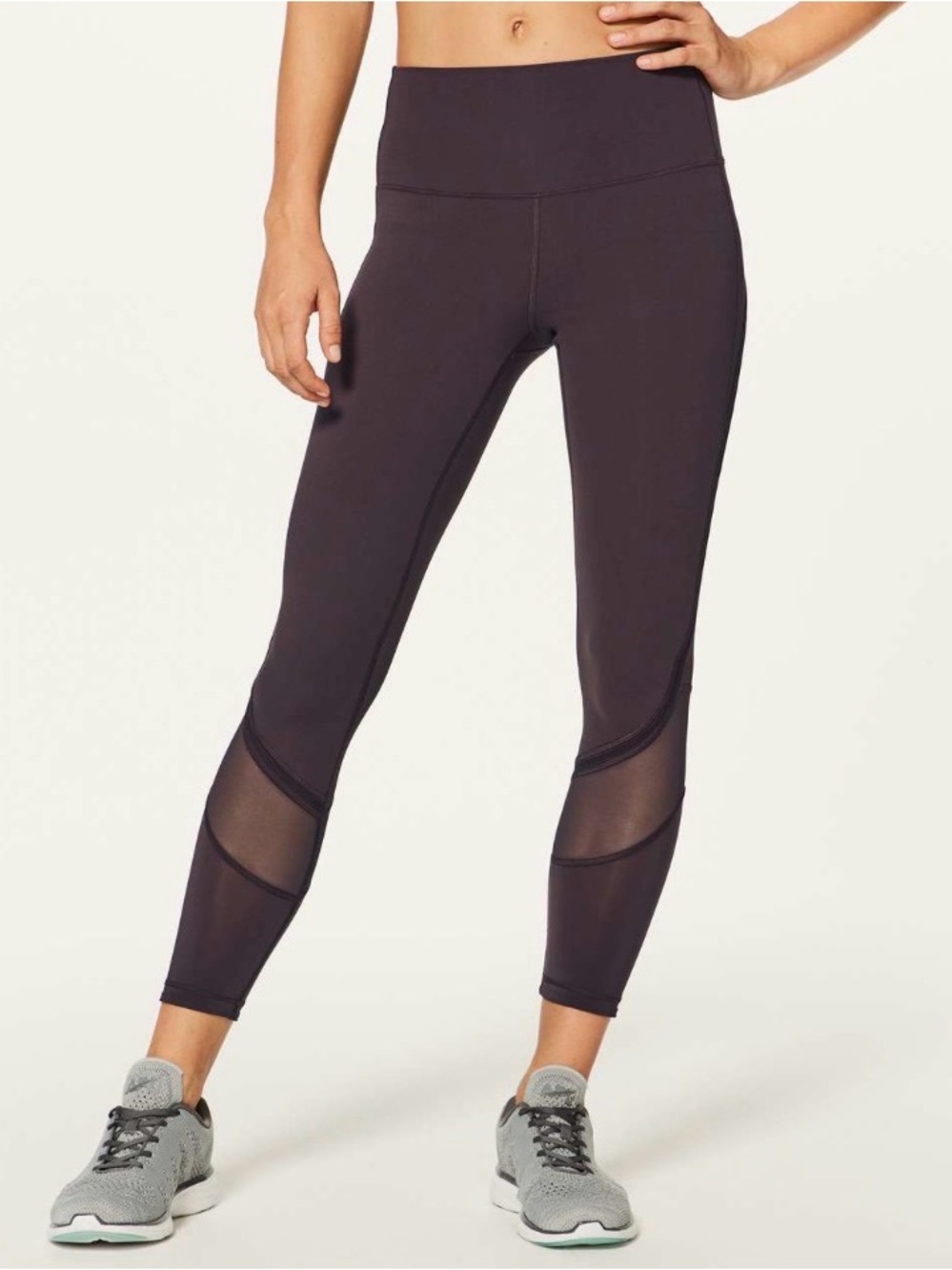 Lululemon Fresh In Mesh Tight (25") Size 4 Pelt Leggings
